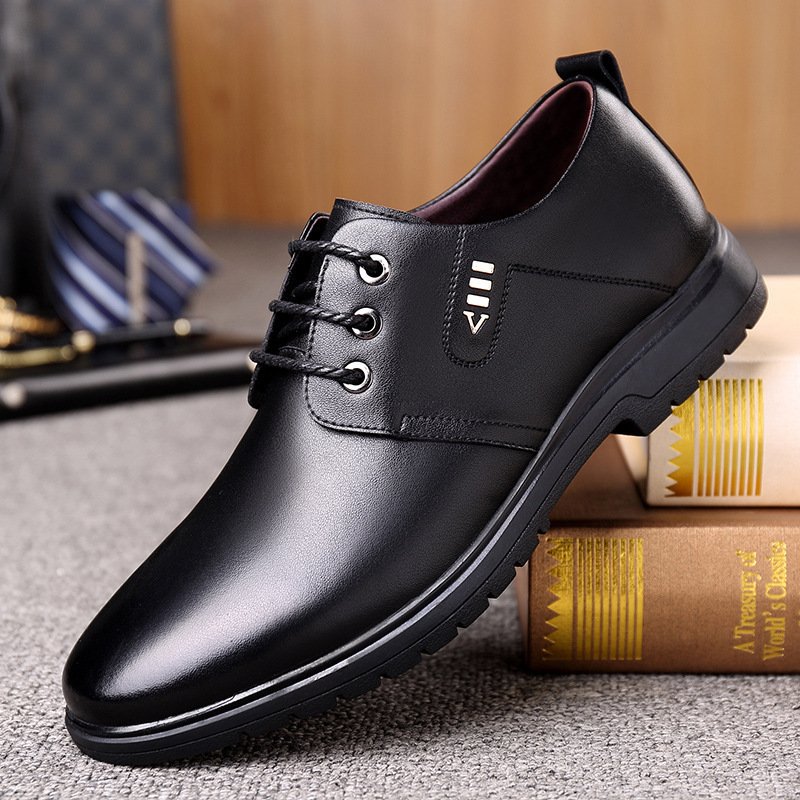 Leather Shoes Men's Business Casual Pumps - Image 2