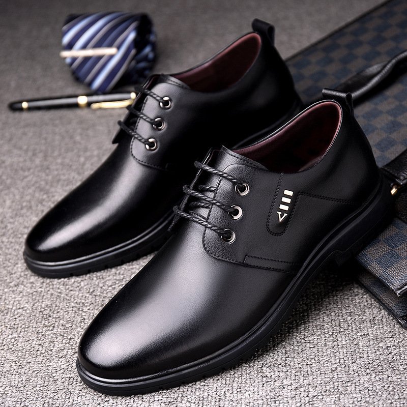 Leather Shoes Men's Business Casual Pumps - Image 7