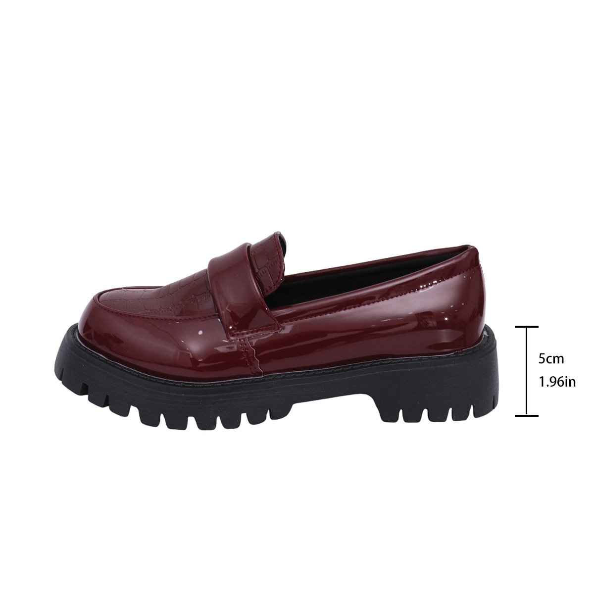 Plus Size Women's Shoes British Style Vintage Leather Shoes - Image 3