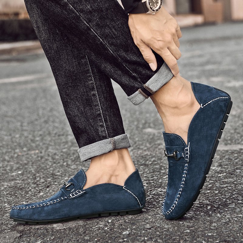 Men's Suede Leather Breathable Casual Shoes - Image 2